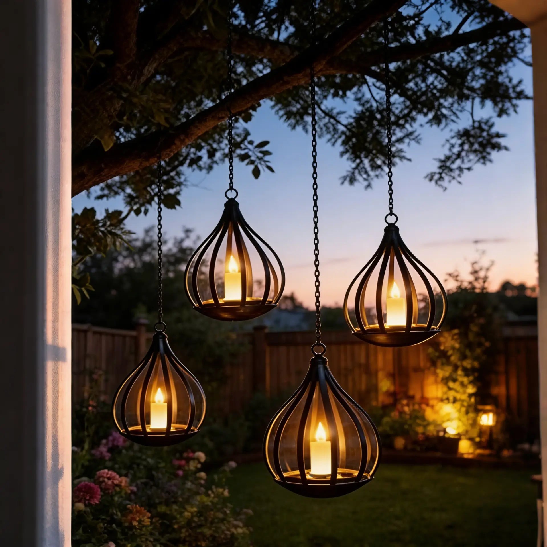 Deals End Sonn, Solar Garden Lights Outdoor Metal Solar Water Drop Shape Candle Lantern 2026 New Design with Flickering Effect & Reflective Patterns, IP65 Waterproof, 20.5 CM × 15.5CM,Outdoor Solar Powered Lights for Patio, Pathway